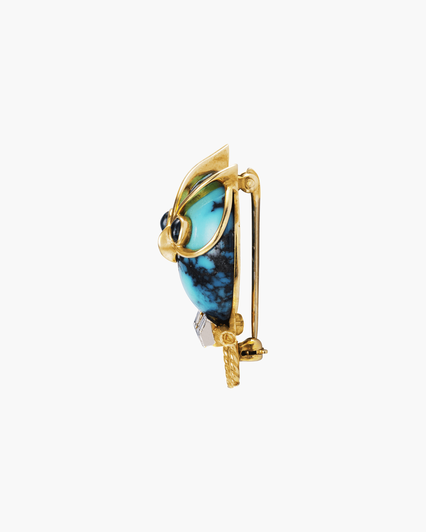 Estate Owl Brooch by Cartier